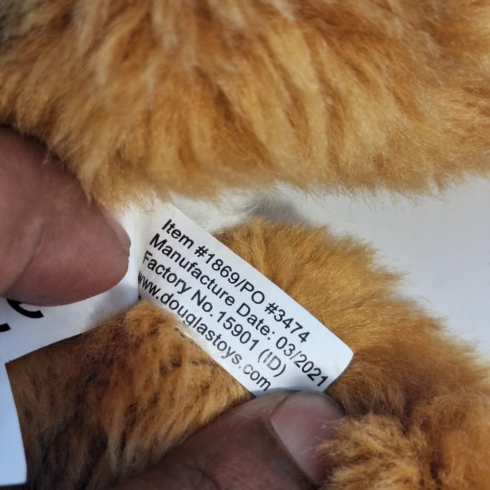 Douglas Cuddle Toys Bengal‎ Tiger Cub Stuffed Animal Toy Plush 15